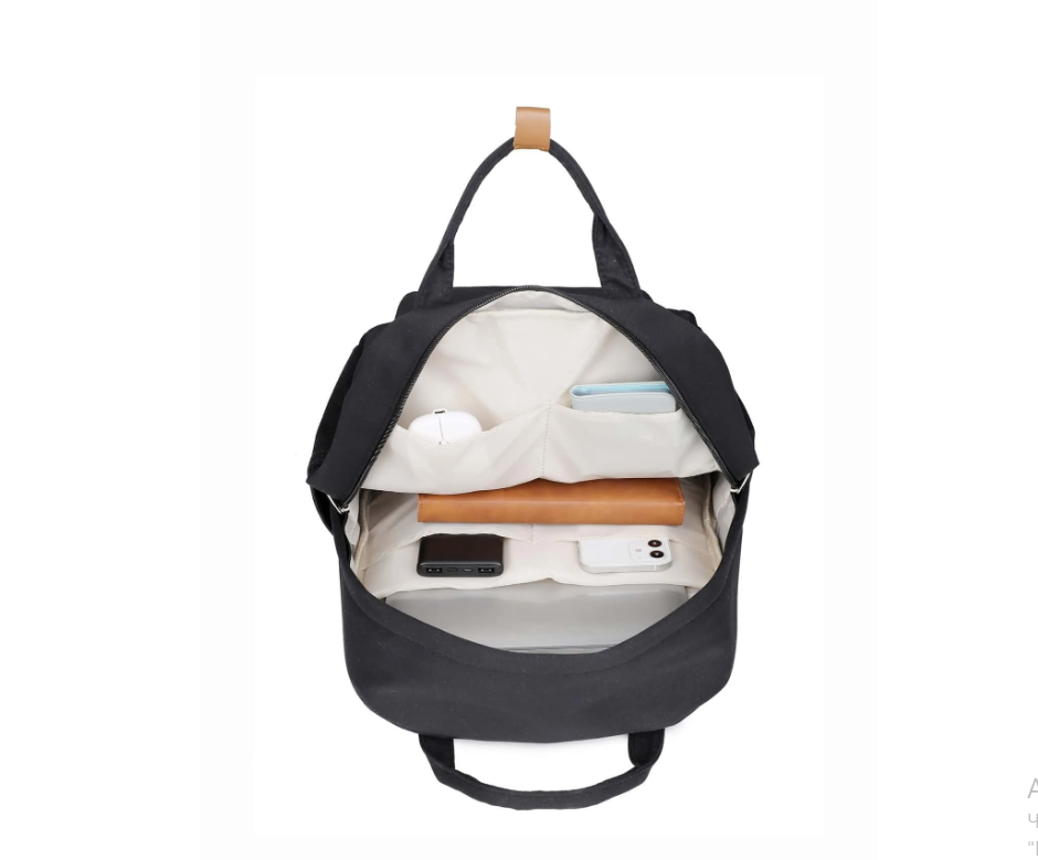 Шкільний рюкзак-сумка для дівчинки College Чорний (1740403483) - фото 6 Шкільний рюкзак-сумка для дівчинки College Чорний (1740403483) - фото 6