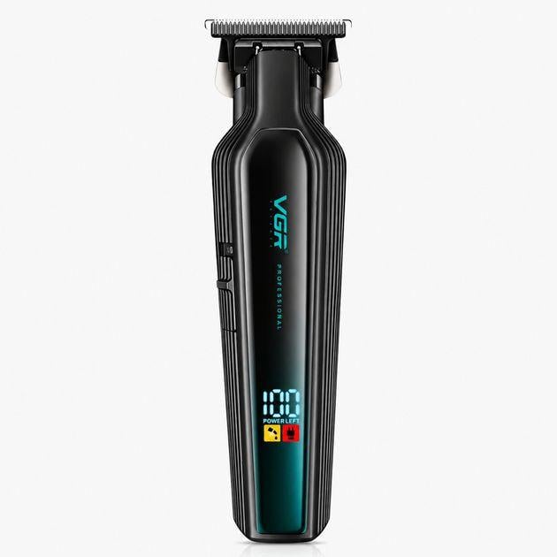 Машинка для стрижки VGR V-930 с LED дисплеем Black (10694)
