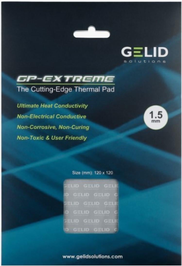 Термопрокладка Gelid Solutions GP-Extreme 12 Вт/m·K GP01-SC 120x120x1,5 мм (1700532606)