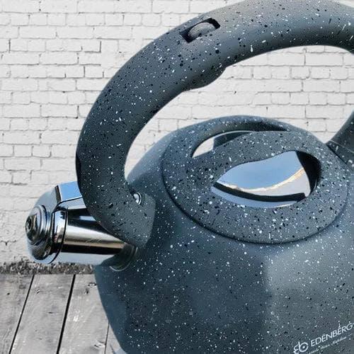 Чайник зі свистком для індукційної плити Edenberg EB-2475 з нержавіючої сталі 3 л Сірий (2530556650) - фото 4 Чайник зі свистком для індукційної плити Edenberg EB-2475 з нержавіючої сталі 3 л Сірий (2530556650) - фото 4