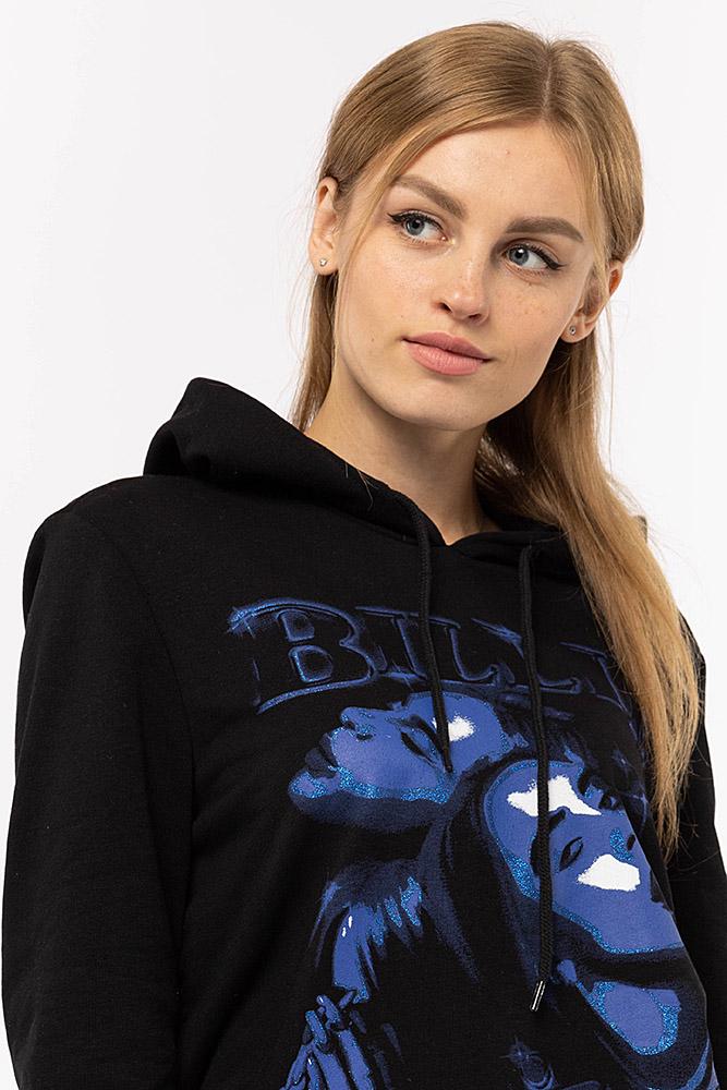 Худі жіноче ЦБ-00199147 р. 42 Чорний (SKT000865252) - фото 2 Худі жіноче ЦБ-00199147 р. 42 Чорний (SKT000865252) - фото 2