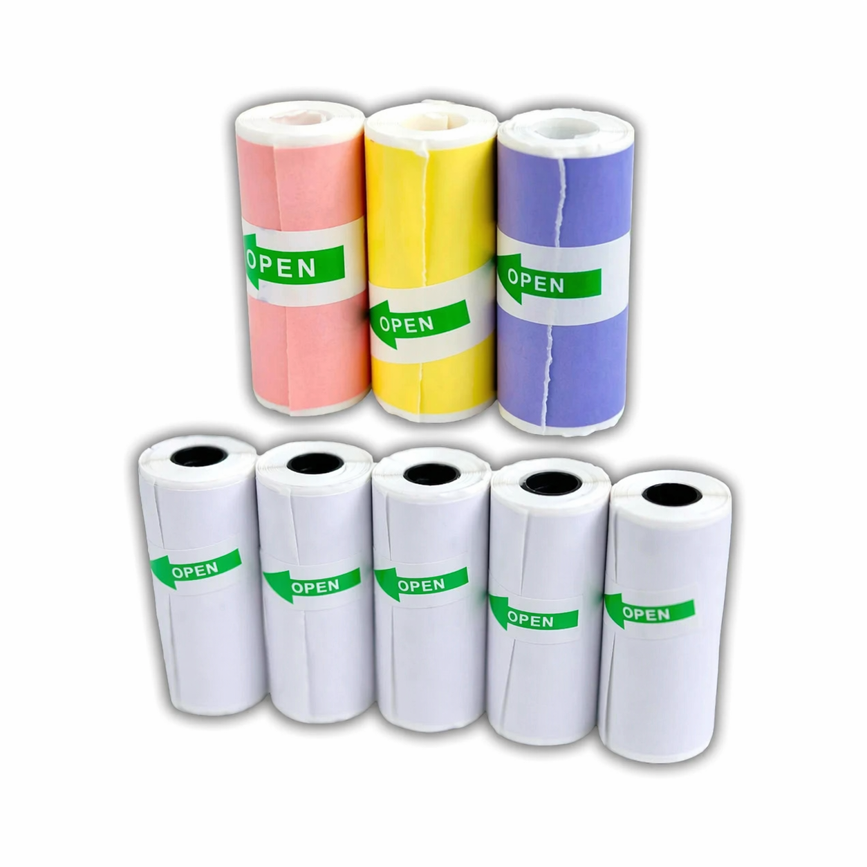 Набір самоклеючого термопаперу для дитячого фотоапарата та принтера 8 шт.