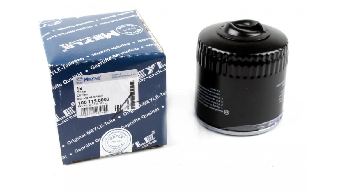 Фильтр масляный Meyle для VW Caddy II 1,9 D 96-00/Polo 1,7-1,9SDI 94-01- (100 115 0002)