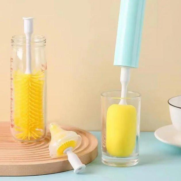 Электрическая щетка для мытья посуды с 3 насадками (AND412) - фото 4 Электрическая щетка для мытья посуды с 3 насадками (AND412) - фото 4