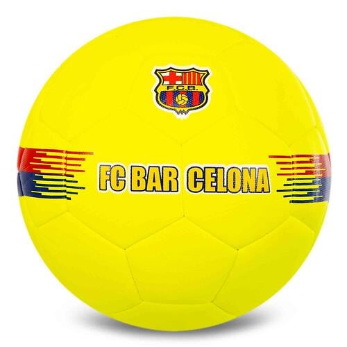 Мяч футбольный Ballonstar HYBRID BARCELONA FB-7950 PU ламинированный №5 Желтый (31773707)