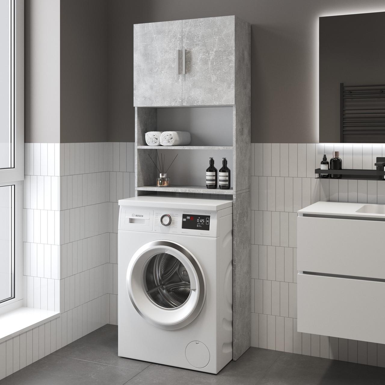 Тумба под стиральную машину Вайс M-107 640х250х1900 мм Бетон (30686694) - фото 1 Тумба под стиральную машину Вайс M-107 640х250х1900 мм Бетон (30686694) - фото 1