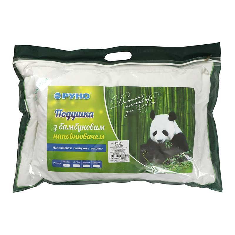 Подушка дитяча Руно Бамбукова 40x60 см Білий (100000727) - фото 4 Подушка дитяча Руно Бамбукова 40x60 см Білий (100000727) - фото 4