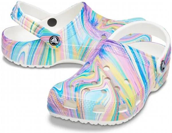 Сабо Crocs Classic Out of this World р. W7/EUR 37-38 Multicolor/White (7623407)