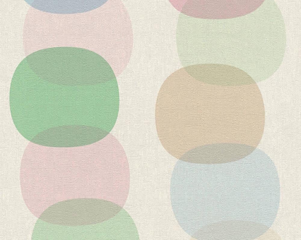Обои виниловые на флизелиновой основе A.S.creation Pop Colors Круги Разноцветный (35590-2)