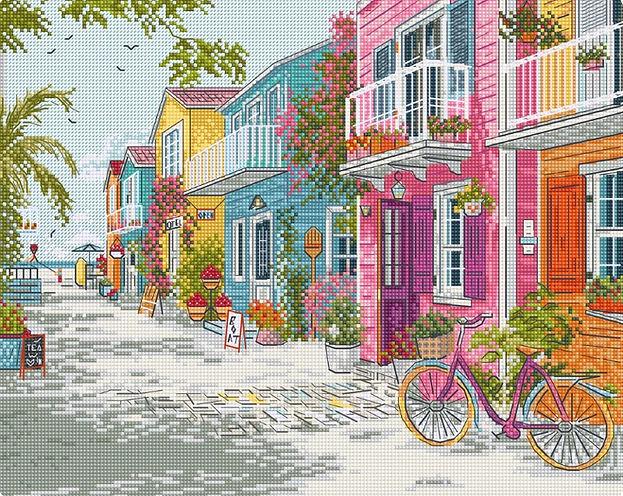 Набор для вышивки крестиком L9963 Seaside Harmony Letistitch