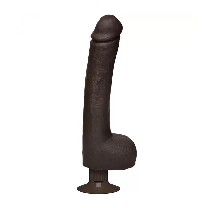 Вибратор реалистичный на присоске Doc Johnson Safaree Samuels 12 Inch Cock 29,8 см Коричневый (50785)