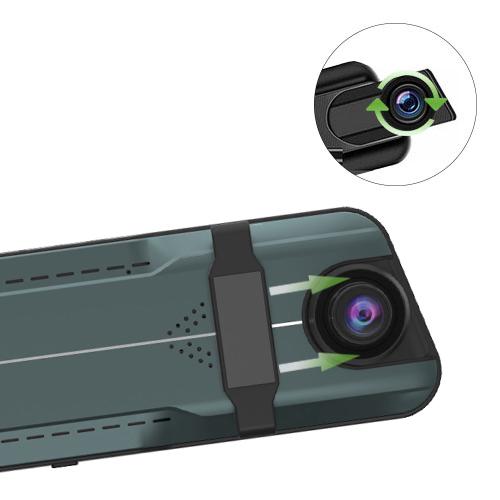 Автомобильный видеорегистратор-зеркало L-1045 LCD 9,66" TOUCH SCREEN 1080P Full HD - фото 4