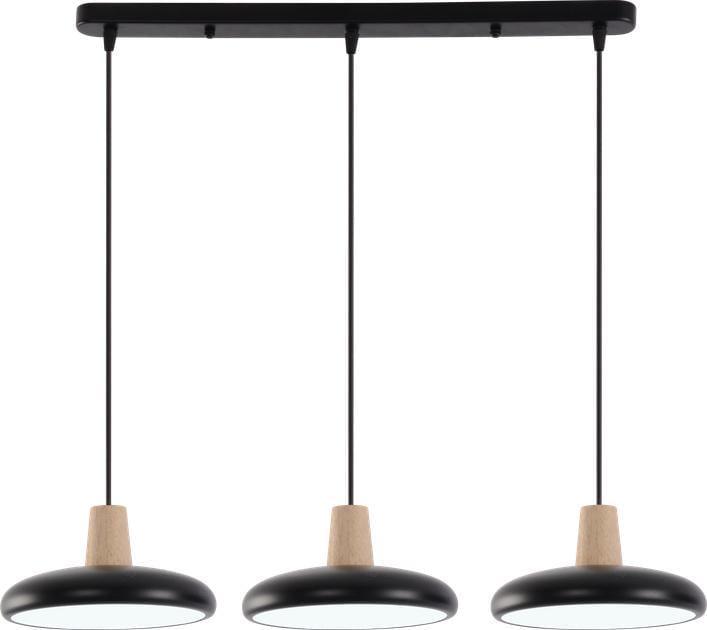 Подвесной LED-светильник Valeso на три плафона 3000/4200/6000K IP20 XI3342-3 72W Черный (28685987) Подвесной LED-светильник Valeso на три плафона 3000/4200/6000K IP20 XI3342-3 72W Черный (28685987)