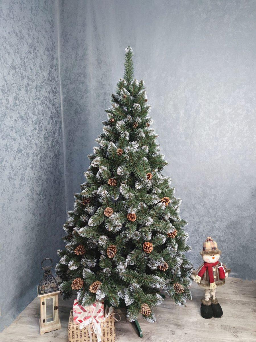 Штучна ялинка SGX Елітна з шишками 2,2 м Зелений (1068964669) Штучна ялинка SGX Елітна з шишками 2,2 м Зелений (1068964669)