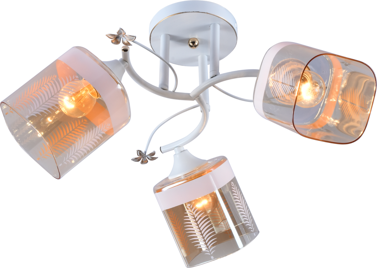 Люстра потолочная Light House SRS-20745/3 Белый/Золотой
