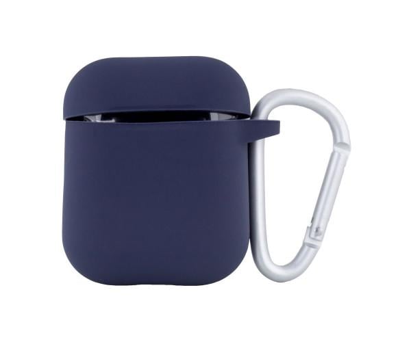 Чехол-футляр Gorilla Silicone Case 1/2 для наушников Apple Airpods/Carabin Синий