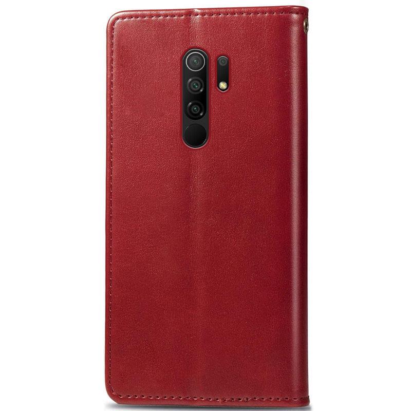 Кожаный чехол книжка GETMAN Gallant (PU) для Xiaomi Redmi 9 Красный - фото 3