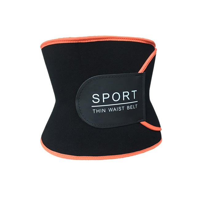 Пояс корсет утягивающий для похудения с эффектом сауны унисекс Оранжевый (0270-1)