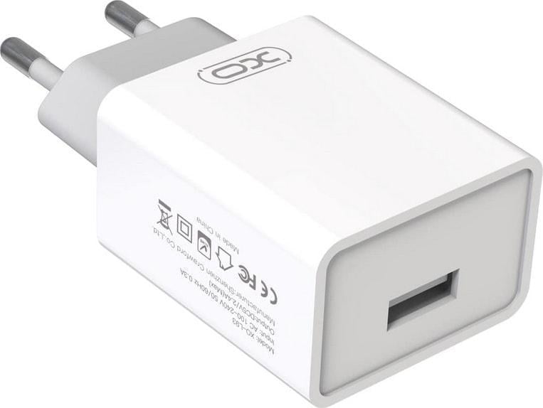 Устройство зарядное Xo L93 USB 2,4A/кабель micro-USB White (36833)