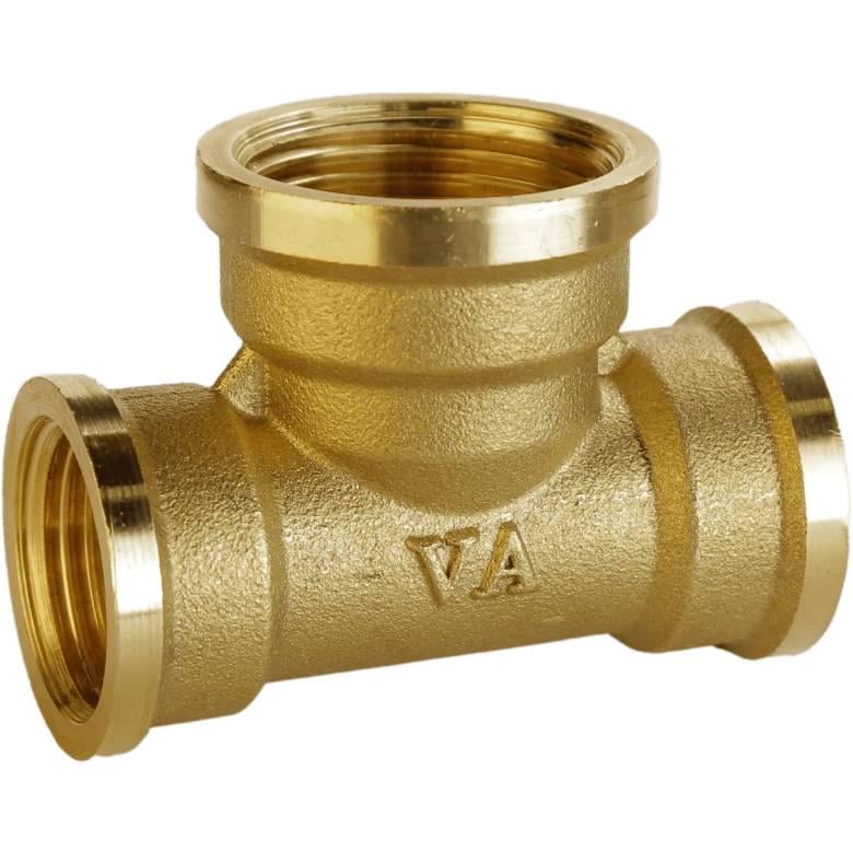 Тройник VA 000027736 латунь внутренняя 1/2"x3/4" (197532)