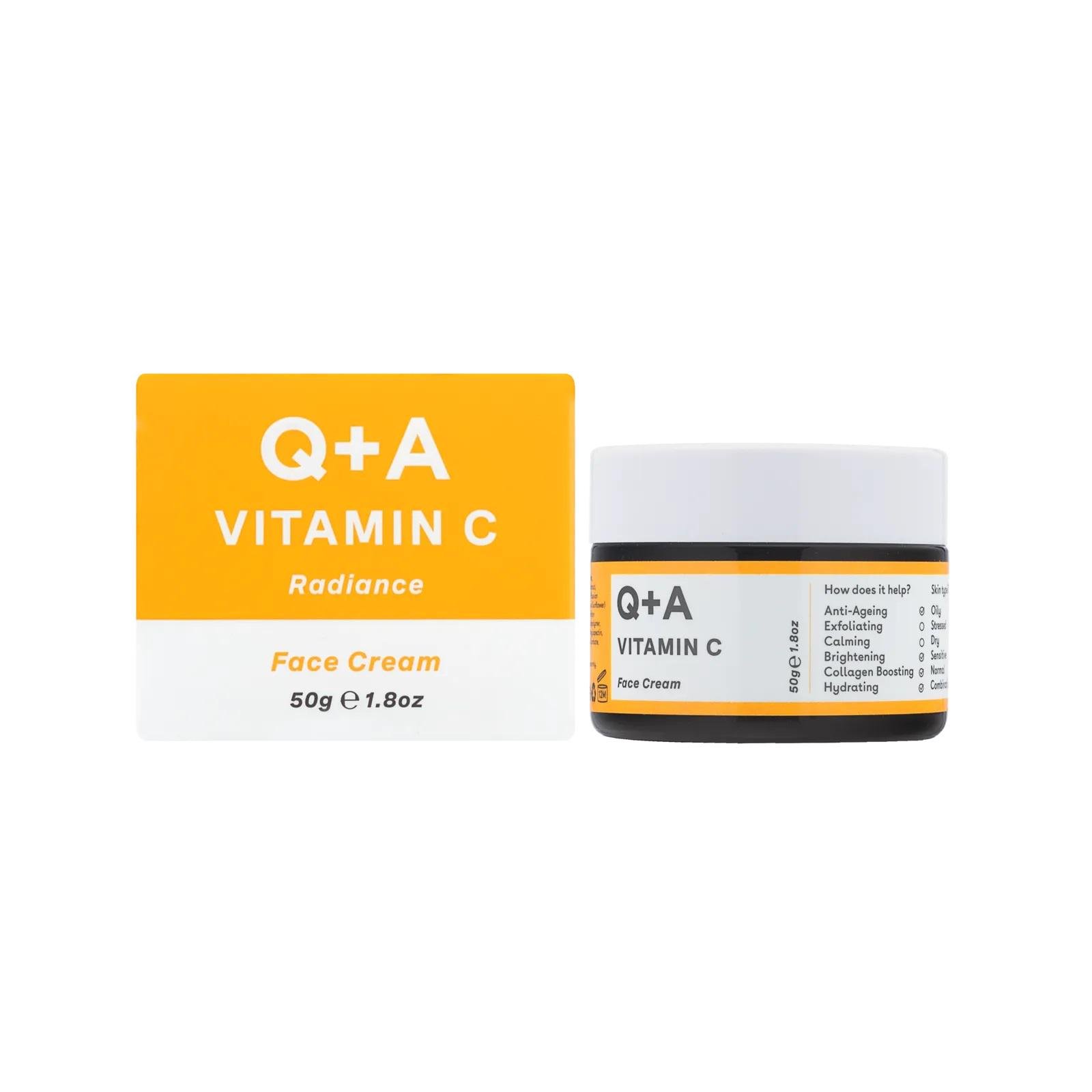 Крем для лица с витамином осветляющий C Q+A Vitamin C Radiance Face Cream - фото 2