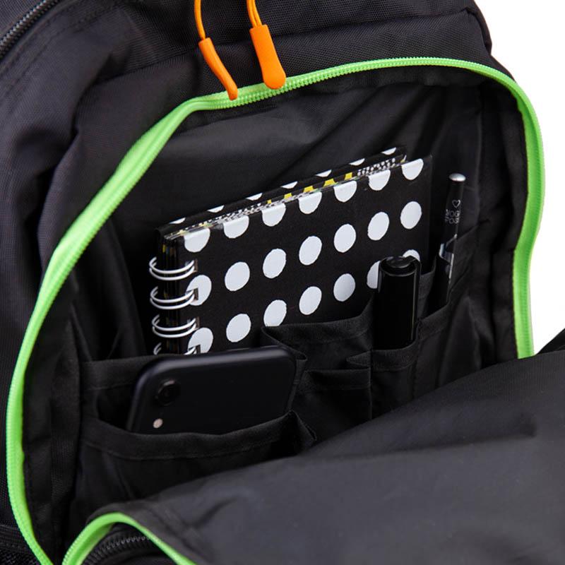 Рюкзак GoPack Education Hey Bro 38x28x18 см 20 л Черный (GO21-113M-5) - фото 4 Рюкзак GoPack Education Hey Bro 38x28x18 см 20 л Черный (GO21-113M-5) - фото 4