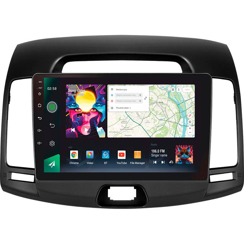 Магнитола штатная Sigma PRO 98128 2K 8/128 GB Hyundai Elantra 4 HD 2006-2012 9" (AR-78408)