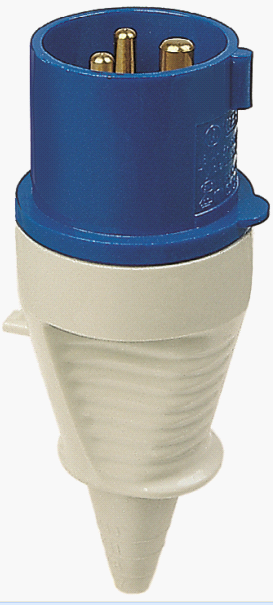 Штекер на кабель Walther-Werke СЕЭ-тип 3 полюса 16А 230V IP44 с сальником (wl210306)