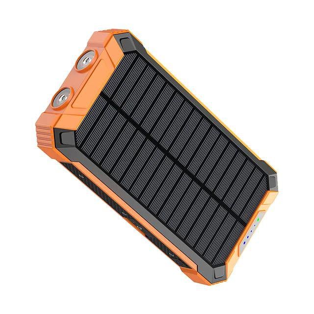 Повербанк с солнечной панелью VHG SPB4 Wireless Solar Power Charger 20000 mAh Orange