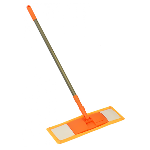 Швабра-полотер с телескопической ручкой и поворотным механизмом Stenson Оранжевый (MMS-MH-3855)
