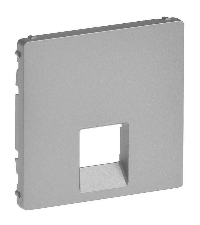 Панель розетки Legrand Valena Life RJ11/RJ45 Алюминий (30309323)