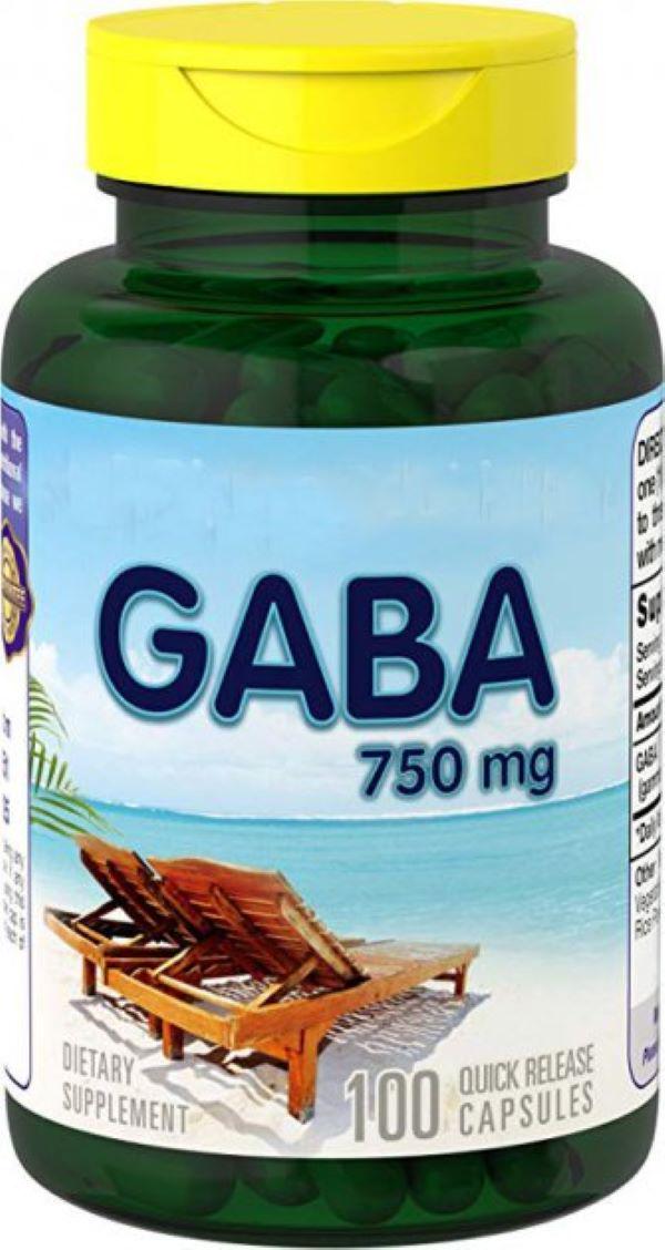 Гамма-аміномасляна кислота Piping Rock GABA Gamma-Aminobutyric Acid 100 Capsules