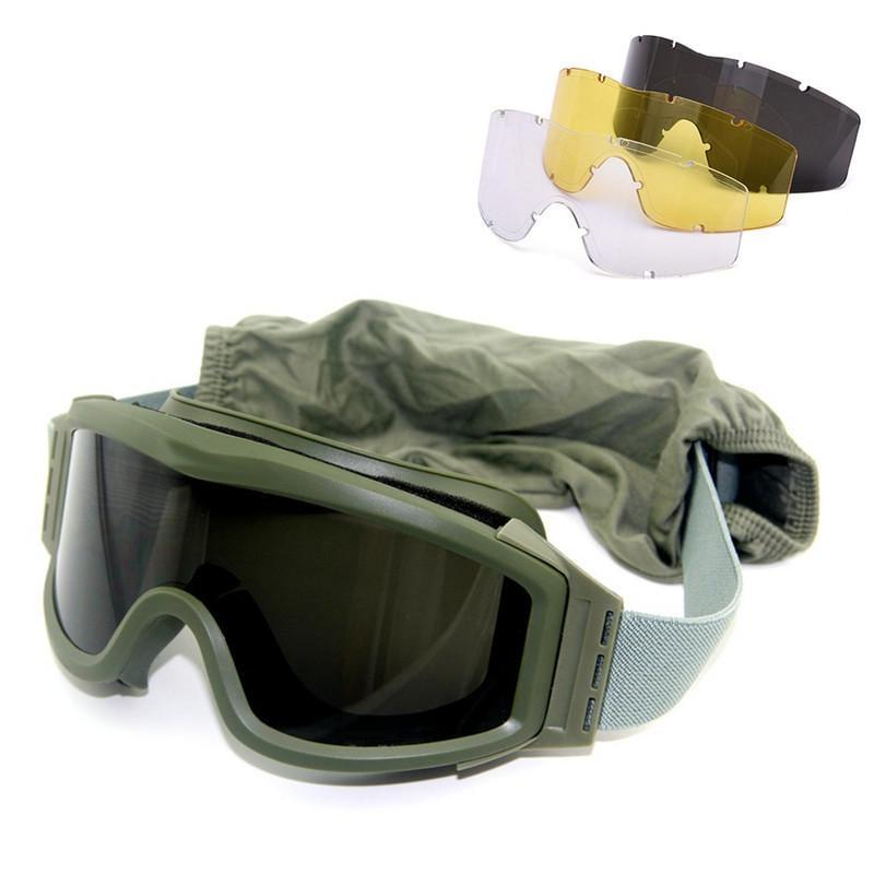 Очки тактические защитные Tactical/поликарбонат 3 мм UV400 (1626505704)