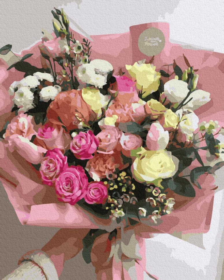 Картина по номерам Brushme Букет для самой дорогой (GX37529) Картина по номерам Brushme Букет для самой дорогой (GX37529)