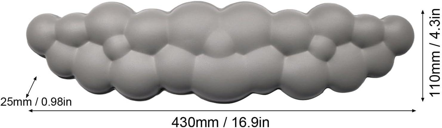 Подставка под запястье для клавиатуры Bubbles Grey - фото 7 Подставка под запястье для клавиатуры Bubbles Grey - фото 7