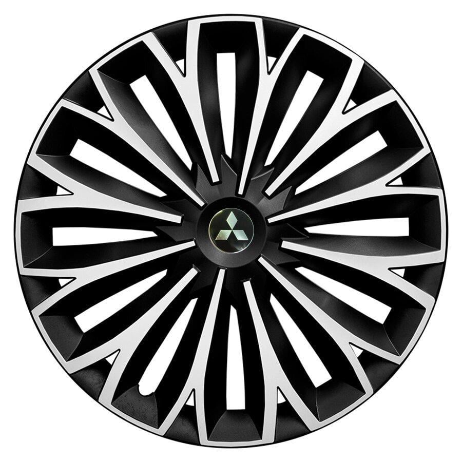 Комплект ковпаків JAWOPLAST Sigma Duo R15 для Mitsubishi 4 шт. Silver/Black (28434603)