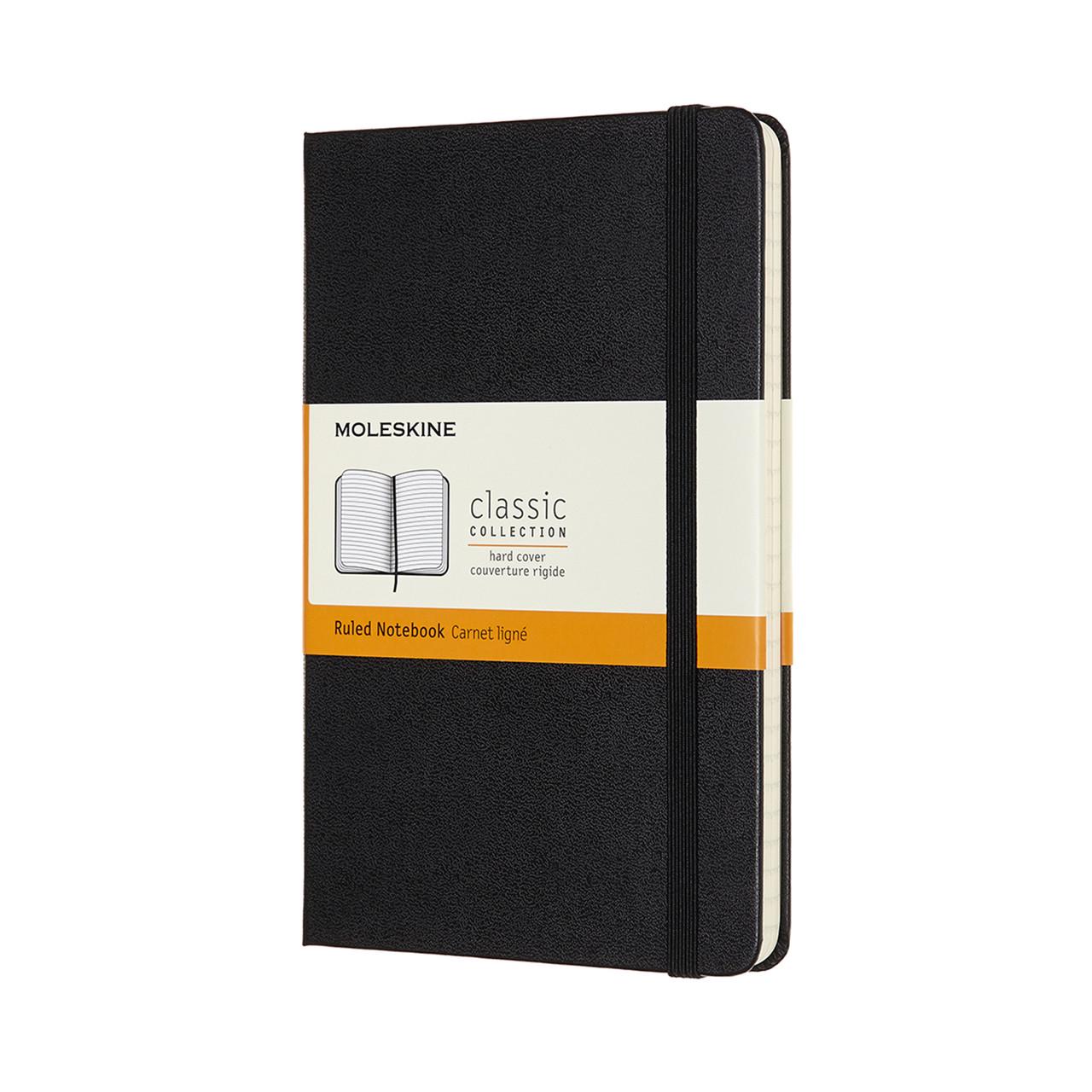Блокнот Moleskine Classic медиум 11,5х18 см 192 страницы в линейку Черный