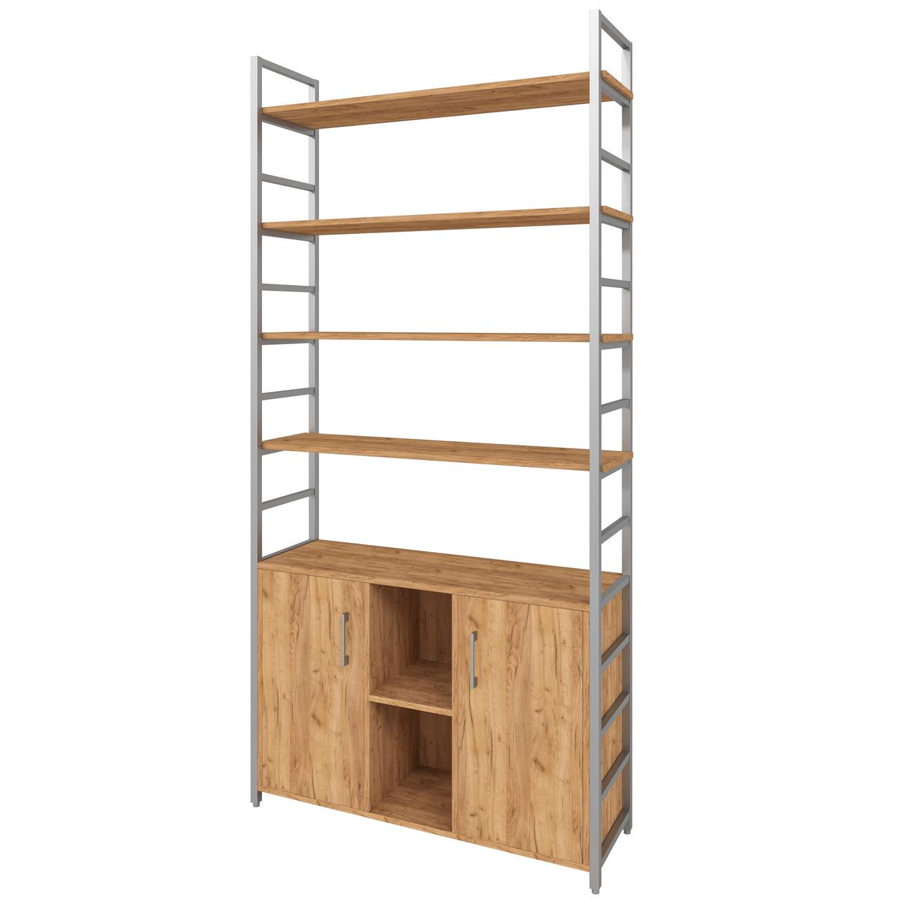 Стеллаж металлический Loft Details MM-231-2 Дуб крафт золотой