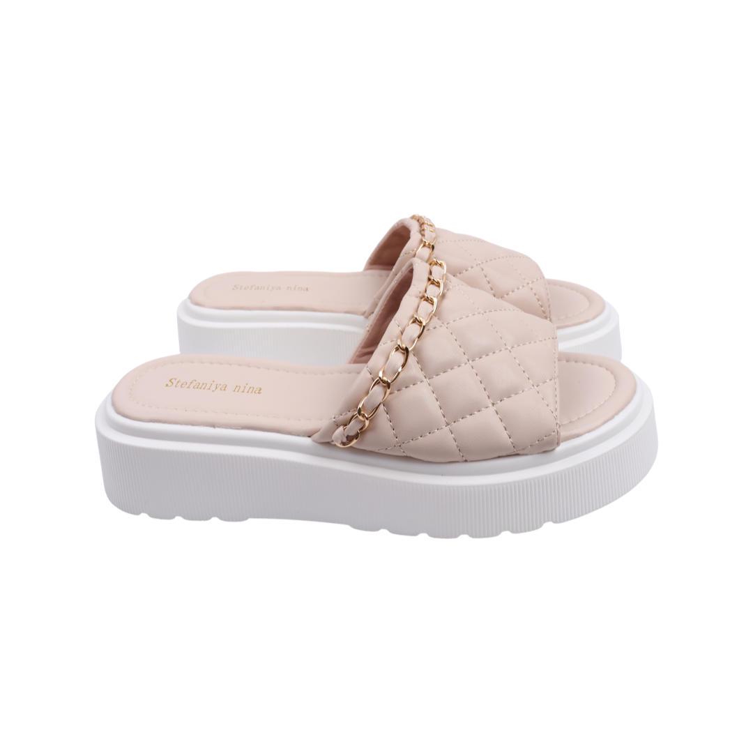 Шльопанці жіночі Stefaniya nina р. 37 Бежевий (136-22LSHC)