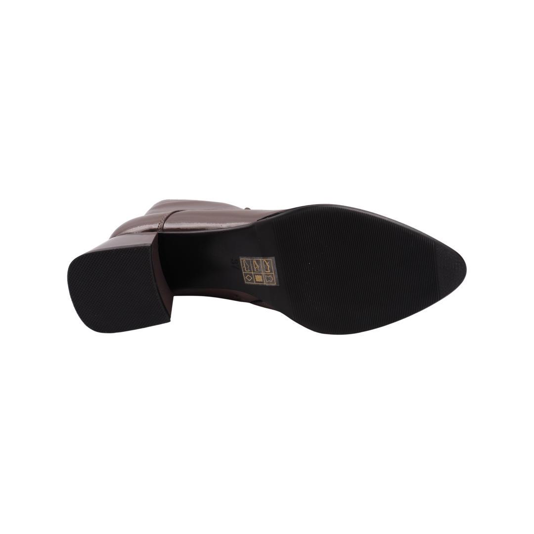 Ботильйони жіночі Geronea з лакової шкіри р. 39 Візон (1004-22DH) - фото 6 Ботильйони жіночі Geronea з лакової шкіри р. 39 Візон (1004-22DH) - фото 6