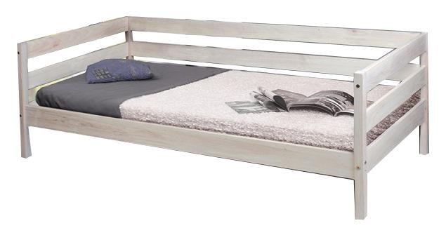 Кровать односпальная деревянная Микс Мебель SKY-3 Дуб беленый (16543) Кровать односпальная деревянная Микс Мебель SKY-3 Дуб беленый (16543)