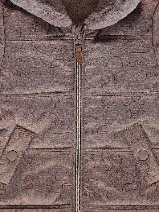 Комбинезон с варежками George РG01 62-68 см Коричневый (P-6910806230553) - фото 2 Комбинезон с варежками George РG01 62-68 см Коричневый (P-6910806230553) - фото 2