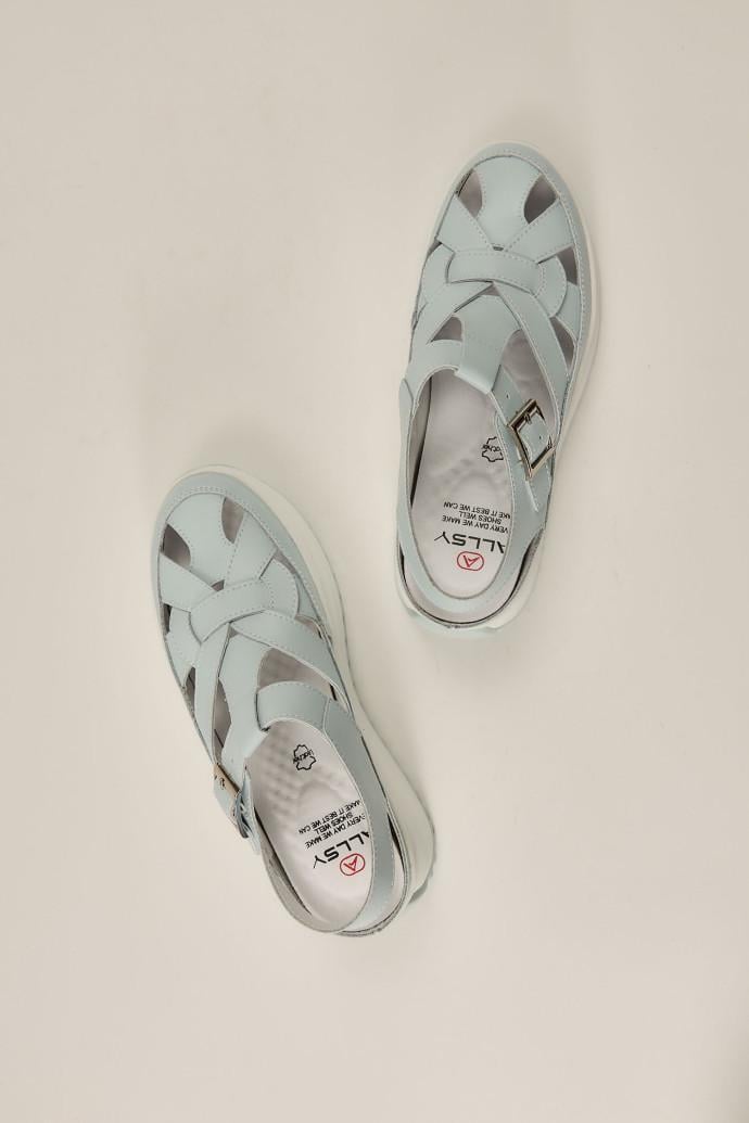 Сандалии женские ALLSY на платформе р. 42 Голубой (195311) - фото 3 Сандалии женские ALLSY на платформе р. 42 Голубой (195311) - фото 3