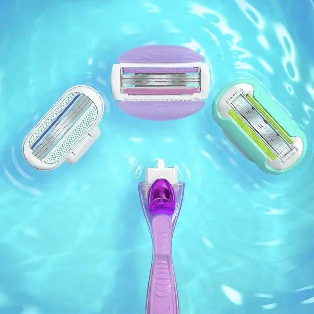 Картриджі змінні для гоління жіночі Gillette Venus Deluxe Smooth Sensitive 4 шт. (8242684) - фото 3