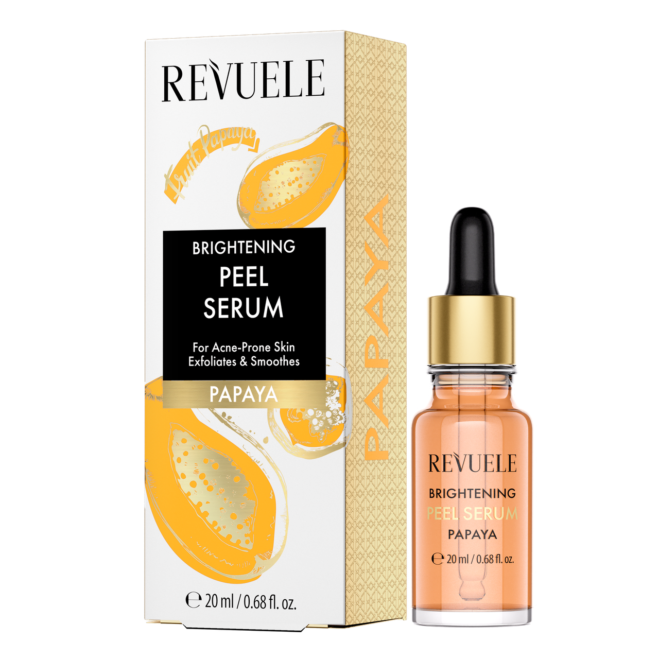 Сыворотка-пилинг Revuele Brightening Papaya для кожи склонной к акне 20 мл (122127)