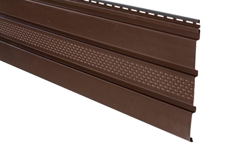 Софіт АйДахо з перфорацією Коричневий (343508551)