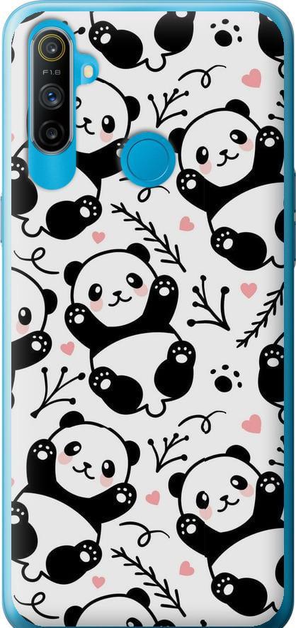Чехол на Realme C3 Панды (4318t-1889-42517)
