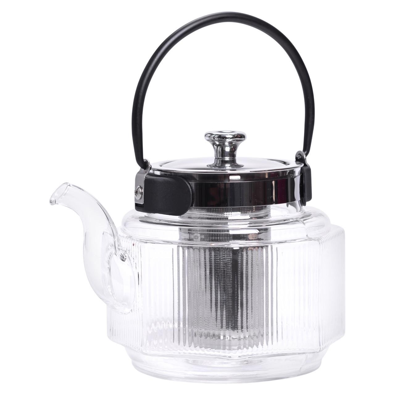 Чайник заварювальний з боросилікатного скла 1,1 л (HP-33-4)