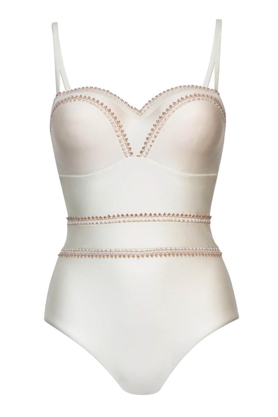 Купальник слитный push up Marc&Andre р. 46B/L Белый (65176) - фото 2