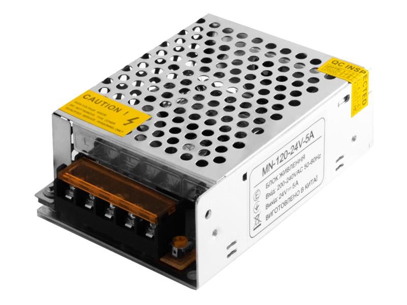 Блок живлення 24 В 120 Вт IP20 (724)